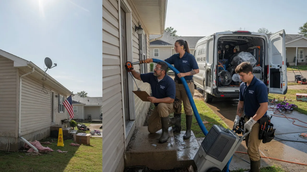 Ceiling Water Damage Restoration in Hamilton, PA near me